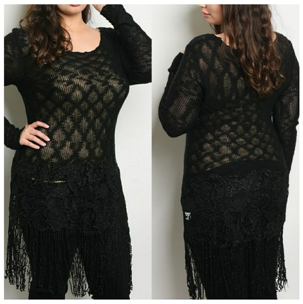 Fringe sweater